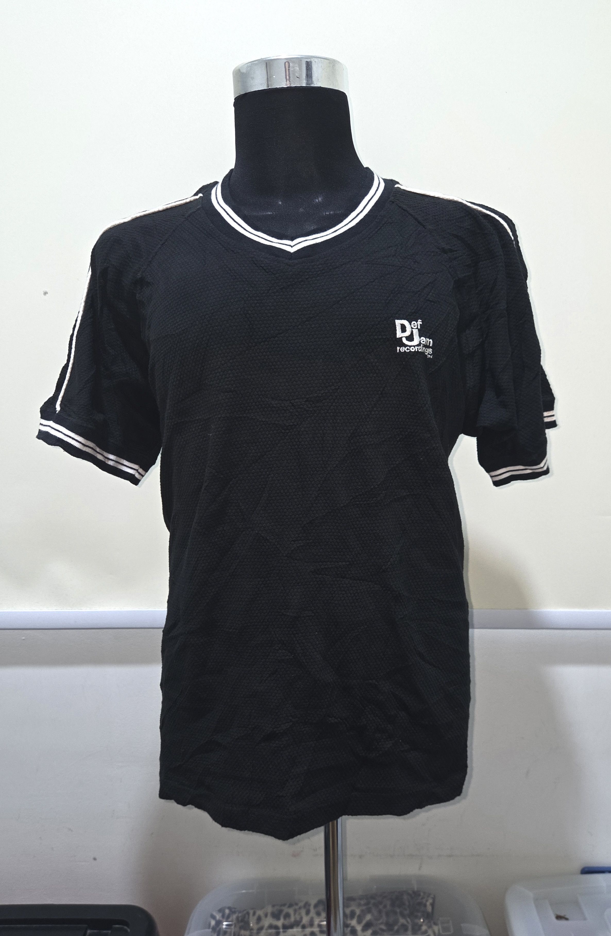 Rap Tees Vintage 90s Hip Hop Label DEF JAM RECORDINGS Raptee T Shirt Size US L / EU 52-54 / 3 - 1 Thumbnail
