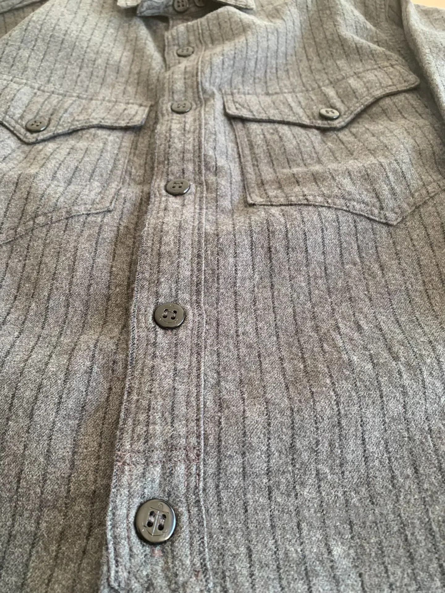 Freewheelers Freewheelers US Navy Officer Cotton Wool Shirt. Size US L / EU 52-54 / 3 - 3 Thumbnail