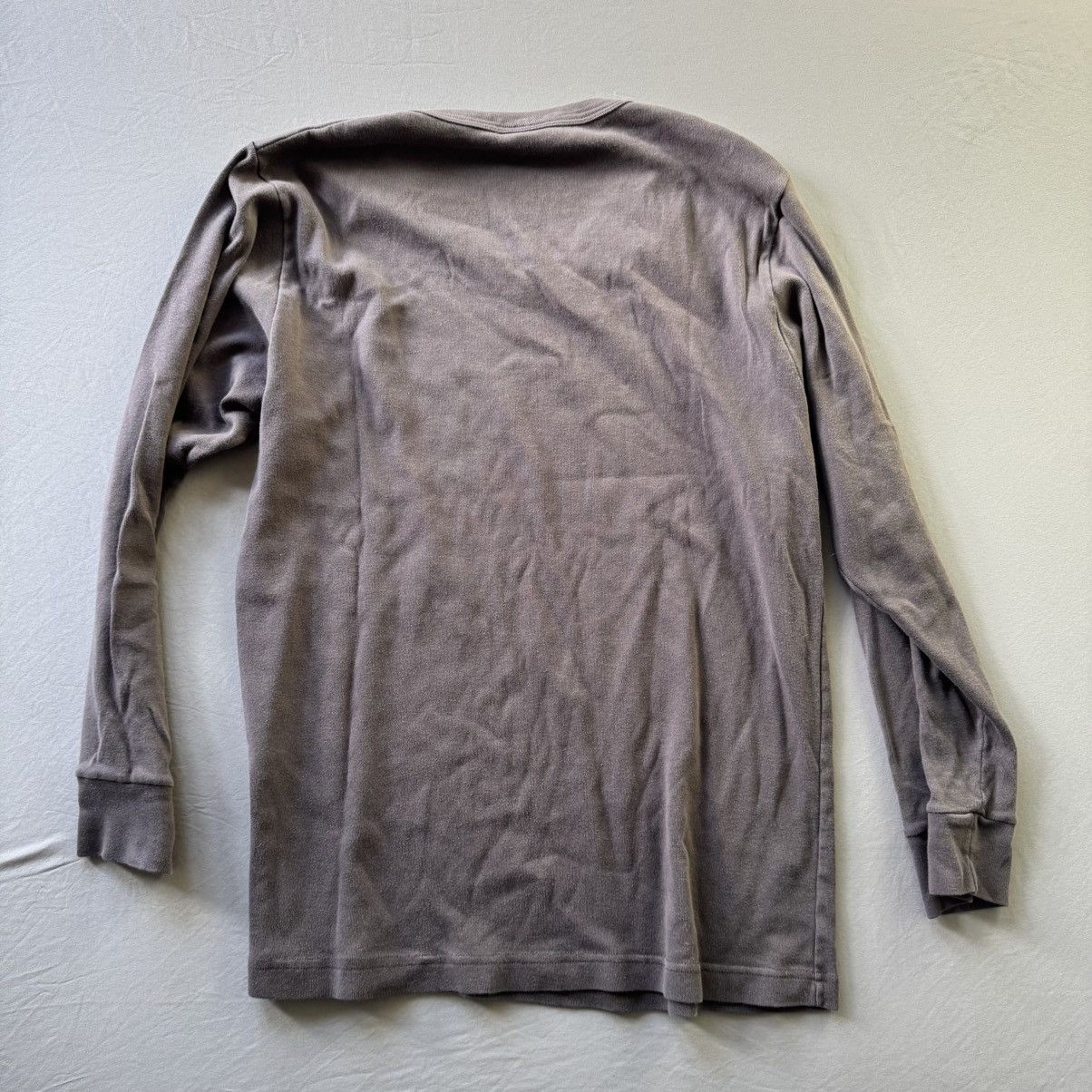 Visual Vintage Visual Long Sleeve Cotton V-Neck Tee Size US XXL / EU 58 / 5 - 2 Thumbnail
