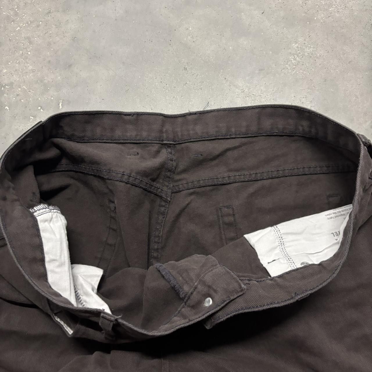Japanese Brand × Vintage Crazy Vintage Y2K/2000s Faded Brown Grunge Denim Jeans! Size US 42 / EU 58 - 8 Thumbnail