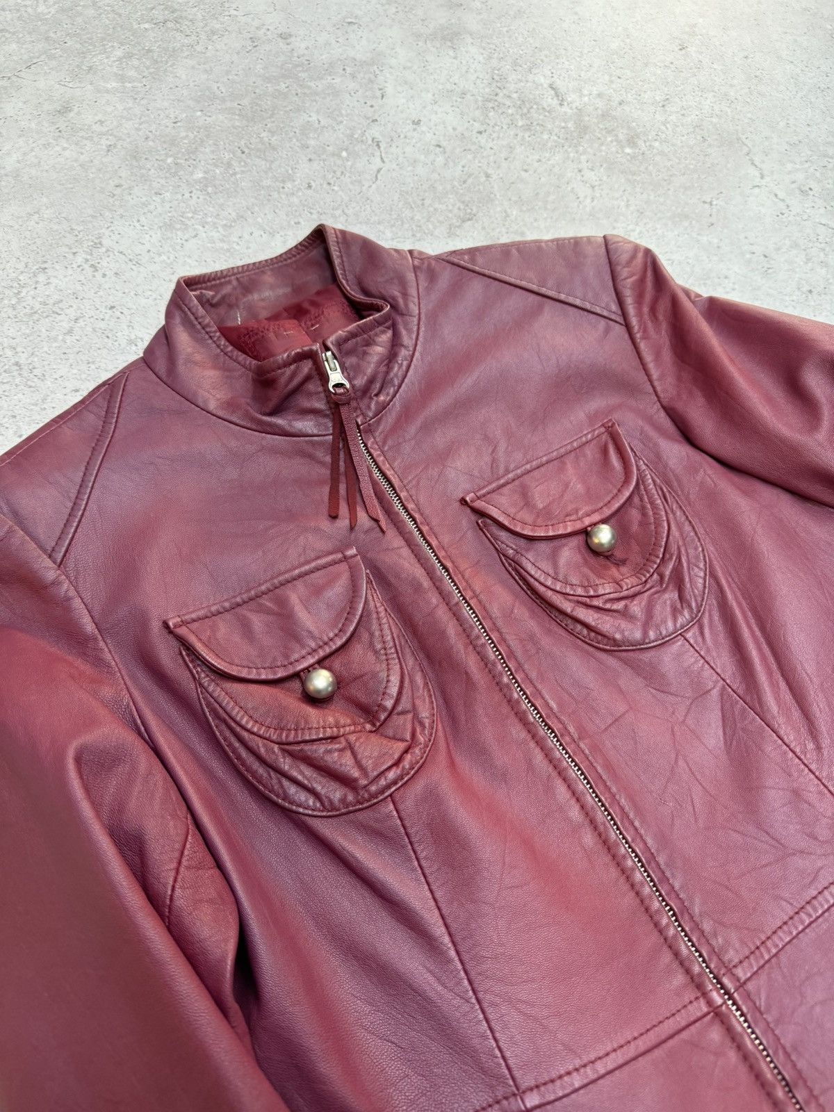 Junya Watanabe Vintage Real Leather Multi-pocket Jacket Size US S / EU 44-46 / 1 - 4 Thumbnail