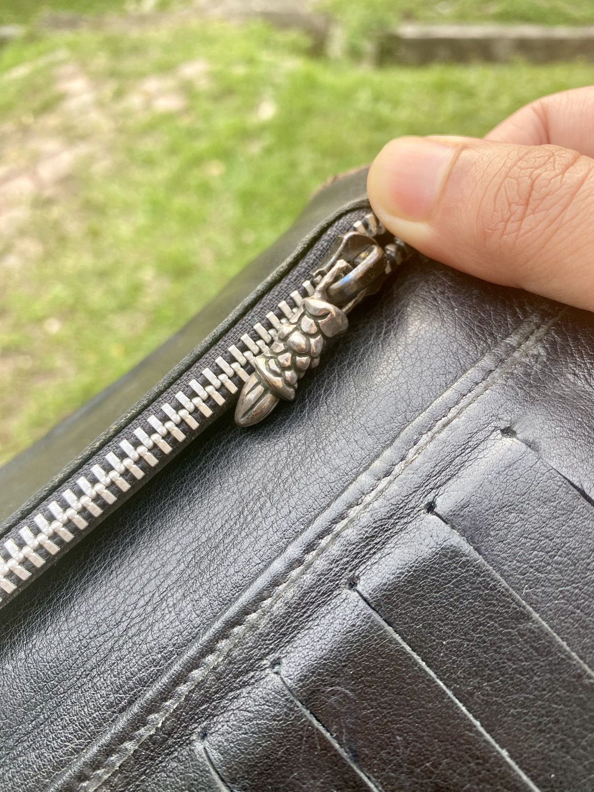 If Six Was Nine Very Rare Vintage handmade Godsize Sharkskin Leather wallet Size ONE SIZE - 9 Thumbnail