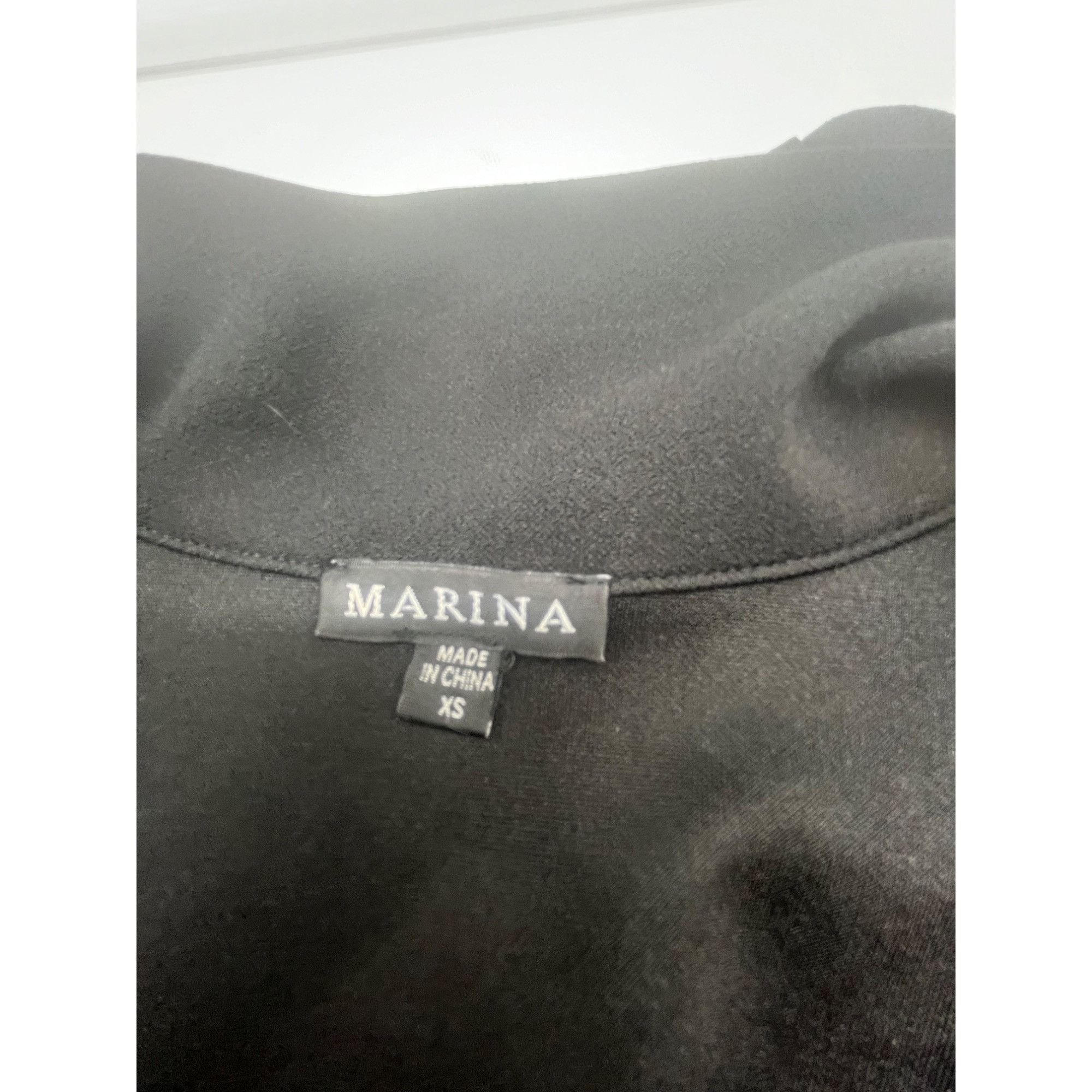 Other Marina Women’s Long Sleeve Fitted Mini Blazer Dress, Black, Size XS / US 0-2 / IT 36-38 - 6 Thumbnail