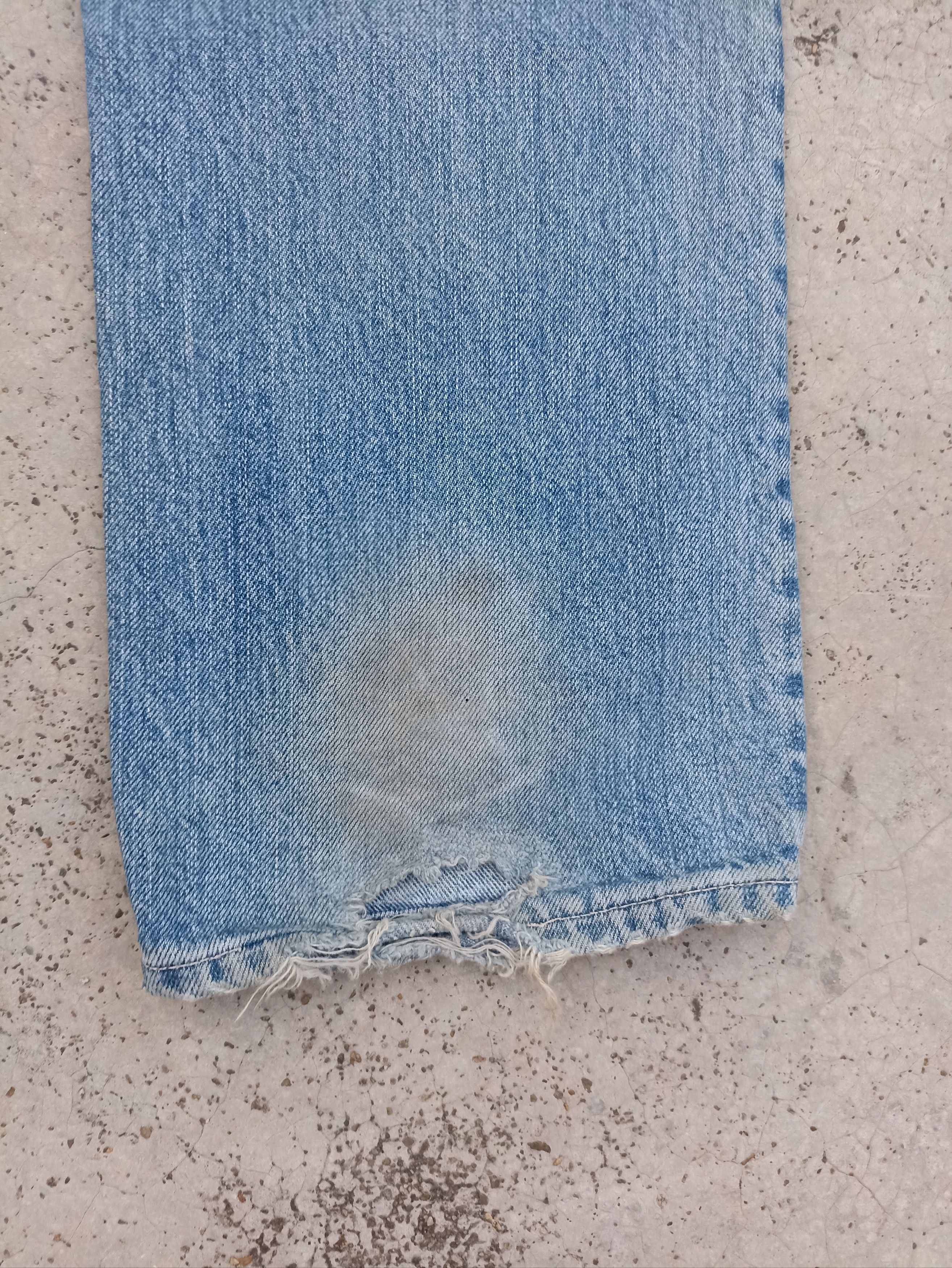 Le Grande Bleu (L.G.B.) Vintage LGB distressed jeans Blue Blue Japan mud washed Size US 30 / EU 46 - 14 Thumbnail