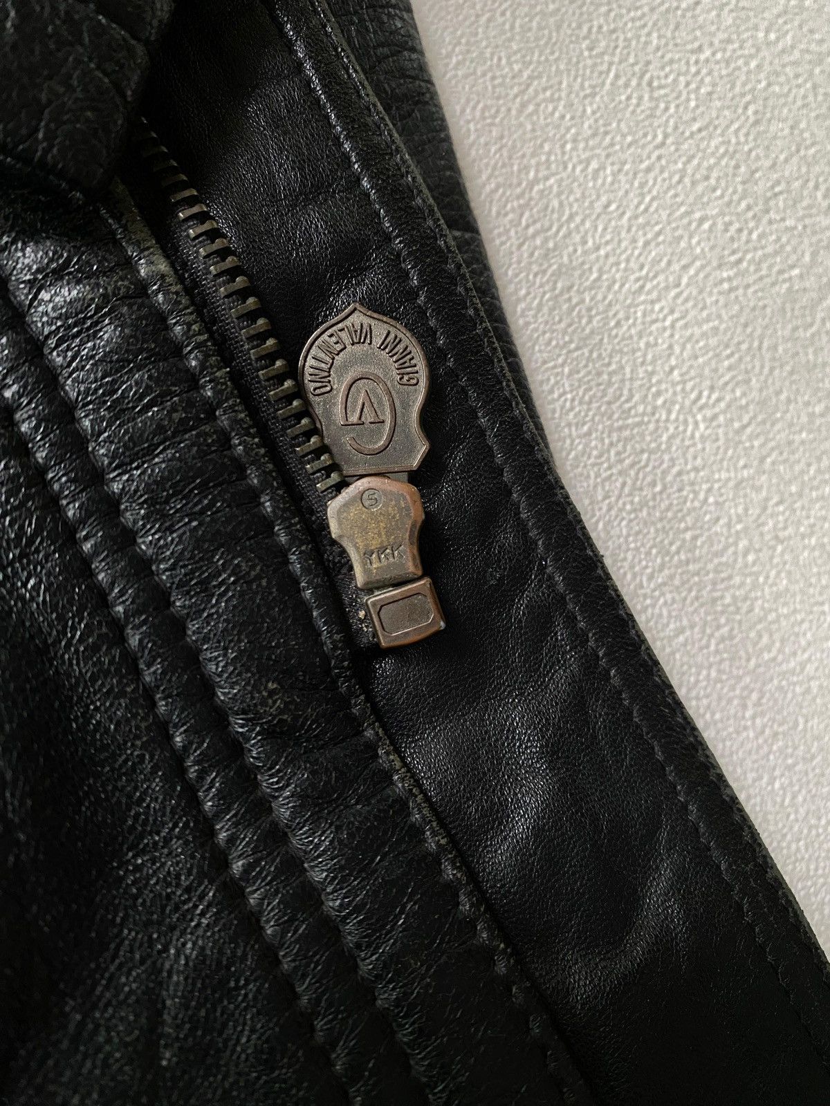 Gianni Valentino ⚡️Vintage Leather Jacket Gianni Valentino⚡️ Size US L / EU 52-54 / 3 - 5 Thumbnail
