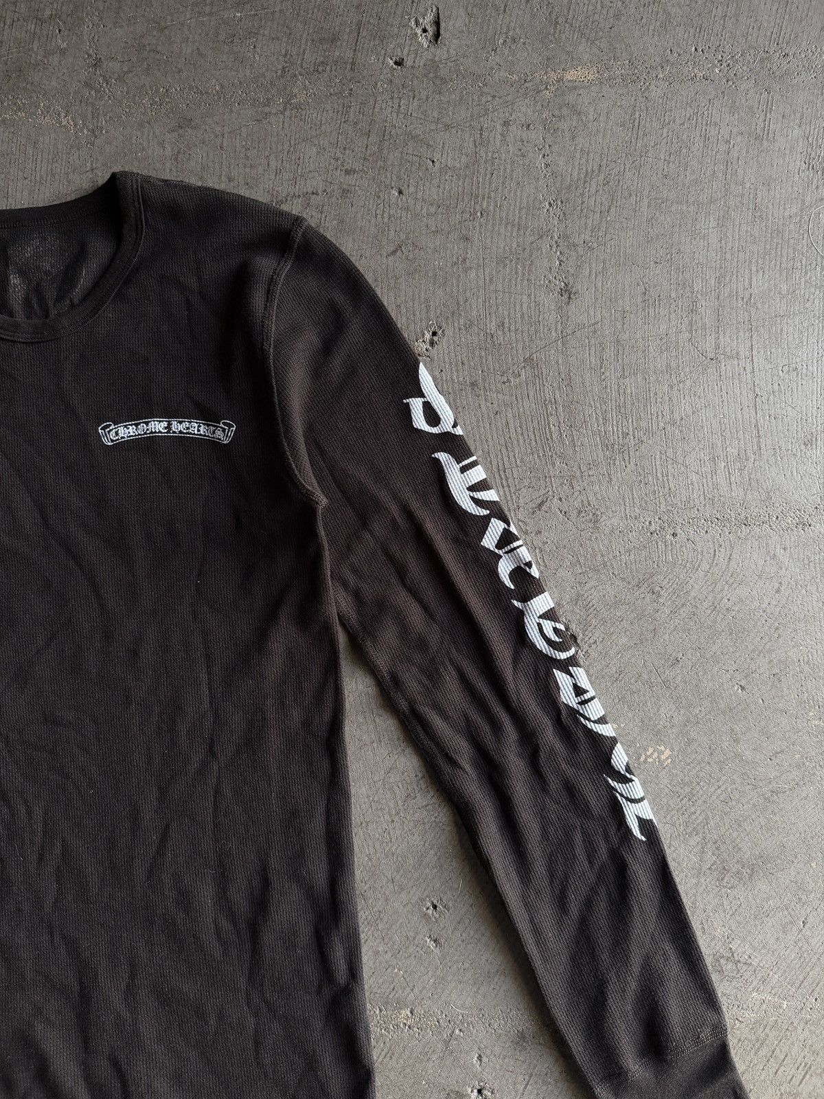 Chrome Hearts Chrome Hearts Classic Logo Thermal Longsleeve Size US M / EU 48-50 / 2 - 6 Thumbnail