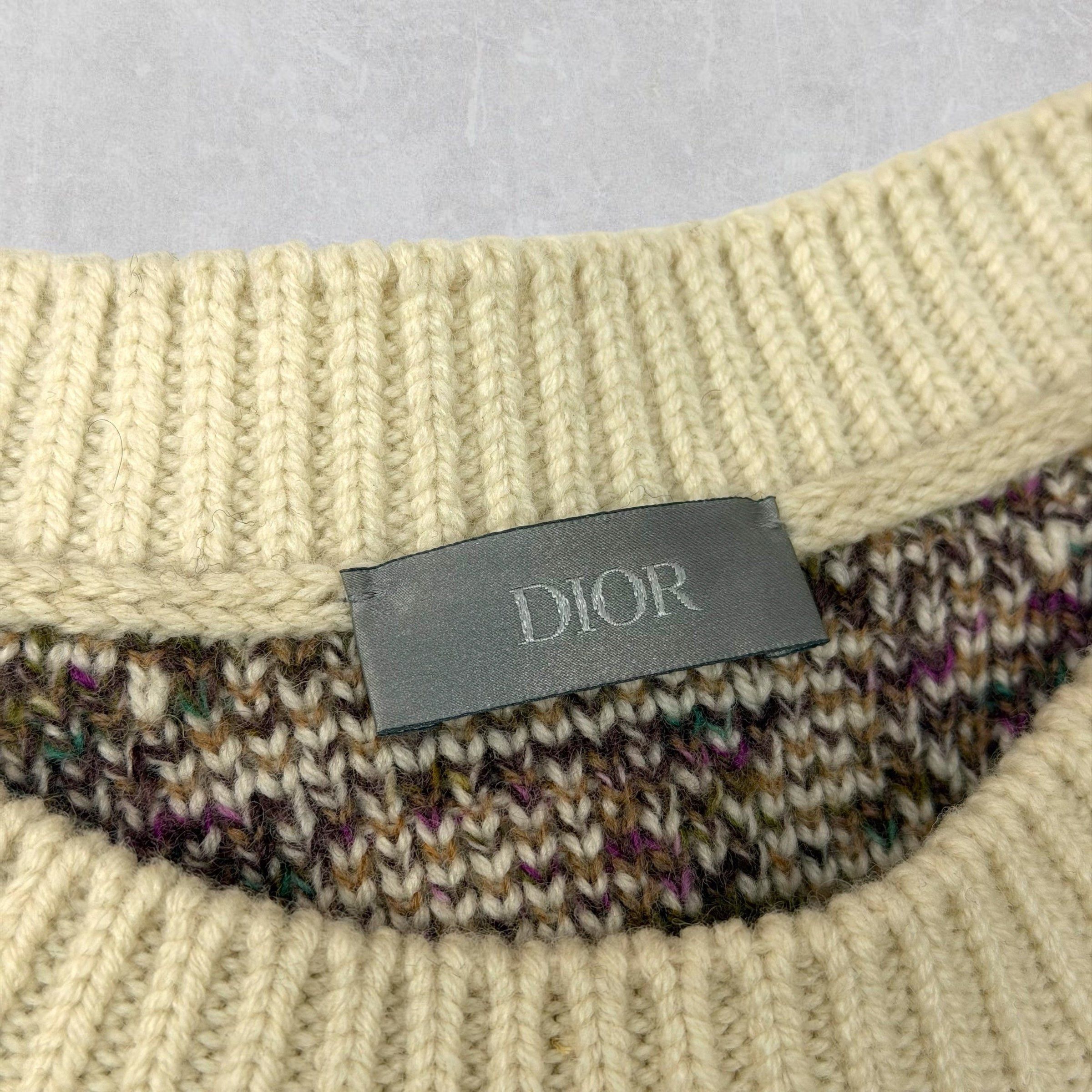 Dior Dior Oblique Pixel Multicolor Knit Sweater L Size US L / EU 52-54 / 3 - 4 Thumbnail