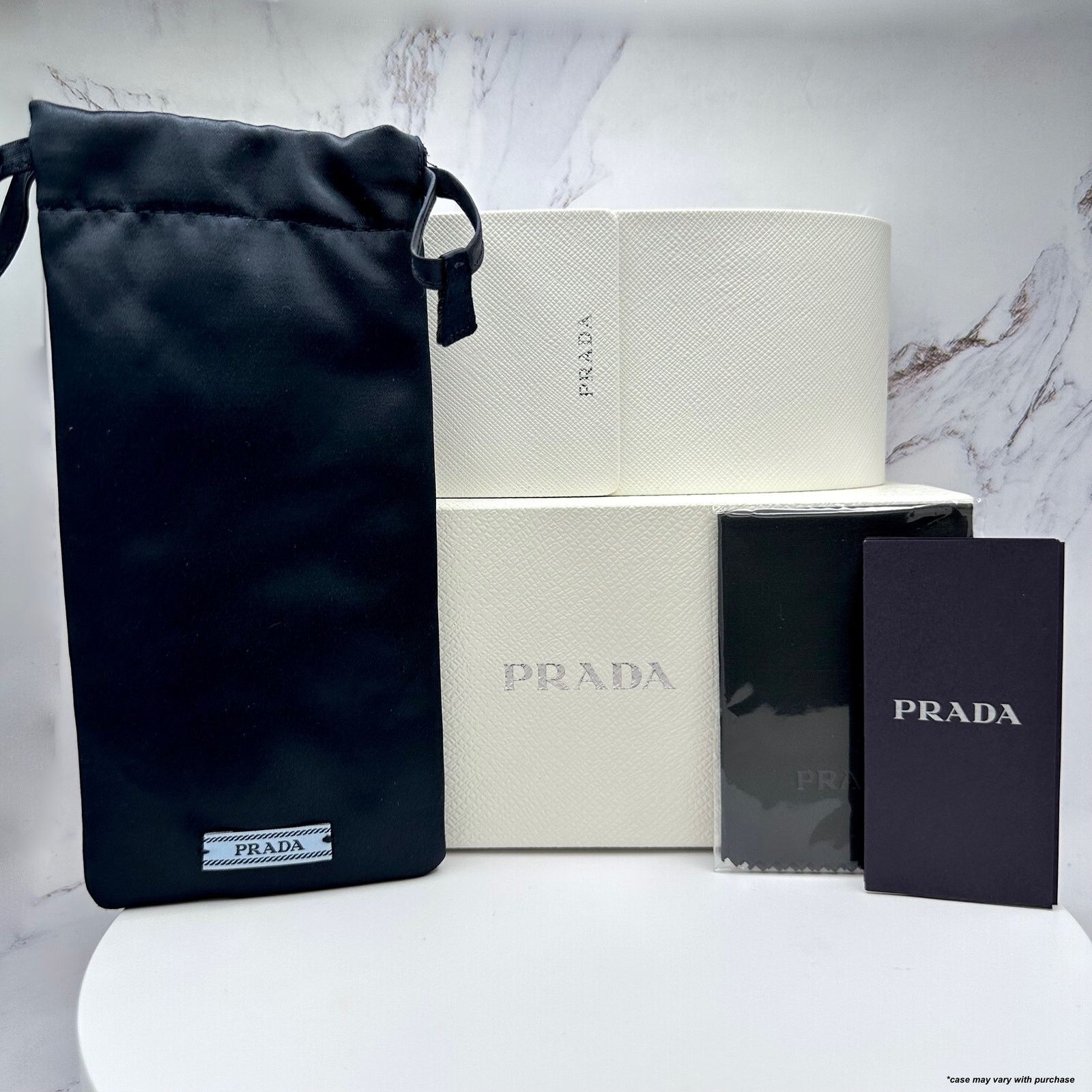 Prada New Prada Sunglasses Cat Eye Brown Tortoise Gold Logo Size ONE SIZE - 12 Thumbnail