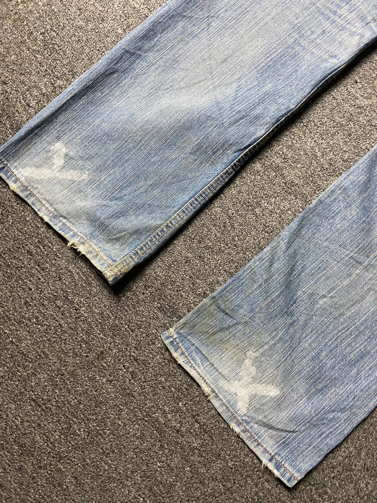 Japanese Brand Liberto XXX Distressed Ripped Denim Jeans (165) Size US 32 / EU 48 - 6 Thumbnail