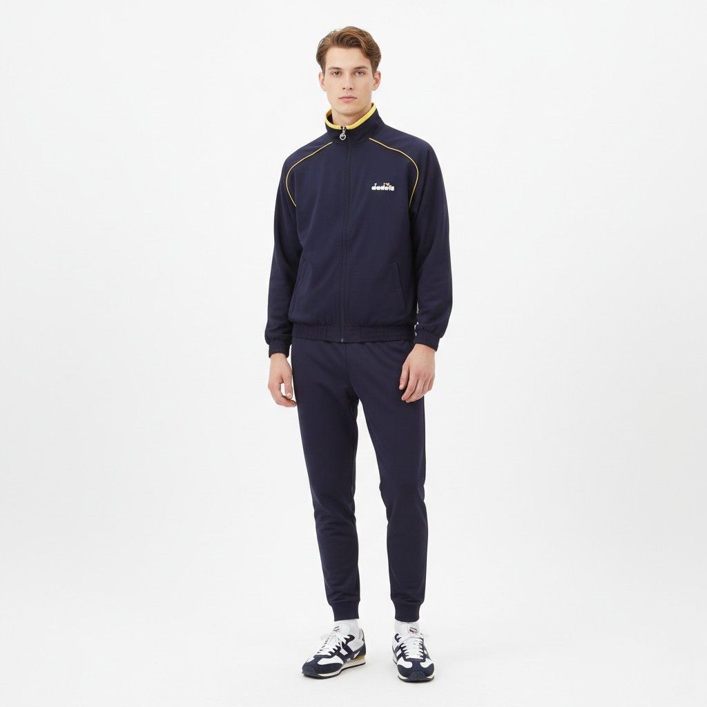 Diadora Diadora Men S Jacket Navy Bomber Vintage Top 5519 Size US S / EU 44-46 / 1 - 1 Thumbnail