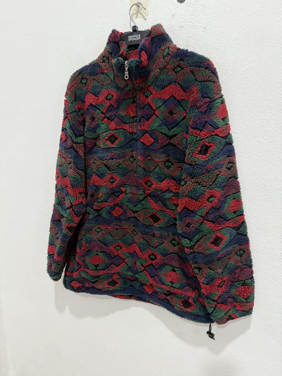 Woolrich Woolen Mills Vintage Woolrich Pull Over Sherpa Fleece Front Pocket Size US M / EU 48-50 / 2 - 3 Thumbnail