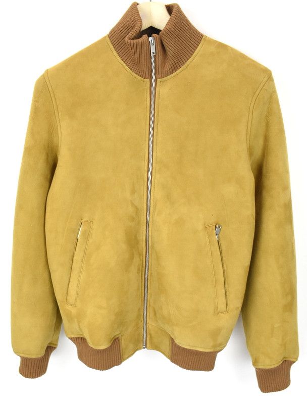Sandro SANDRO Sheep Jacket Men SMALL Shearling Rubbed Hems | Grailed
