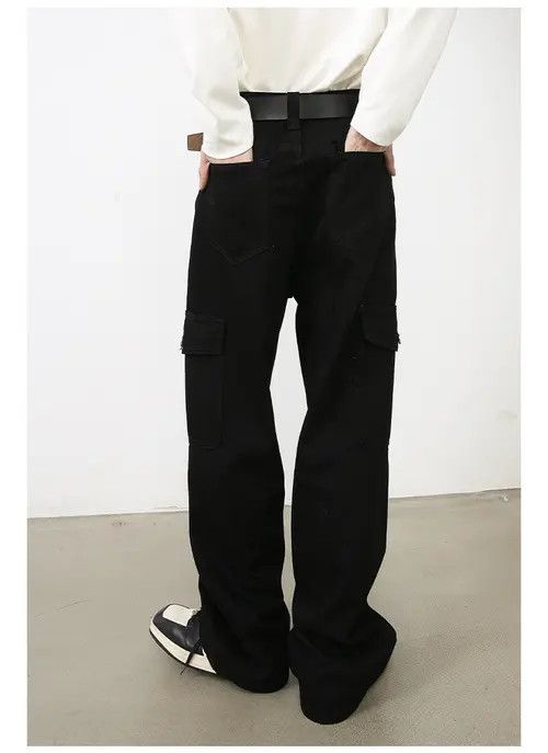 Jean Japanese retro loose straight trend casual workwear jeans Size US 32 / EU 48 - 6 Thumbnail