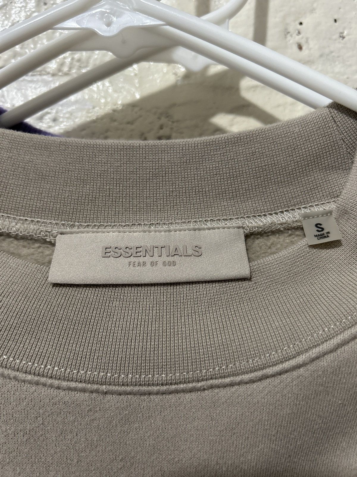 Essentials Cotton Blend Crewneck Sweatshirt Smoke Size US S / EU 44-46 / 1 - 3 Thumbnail
