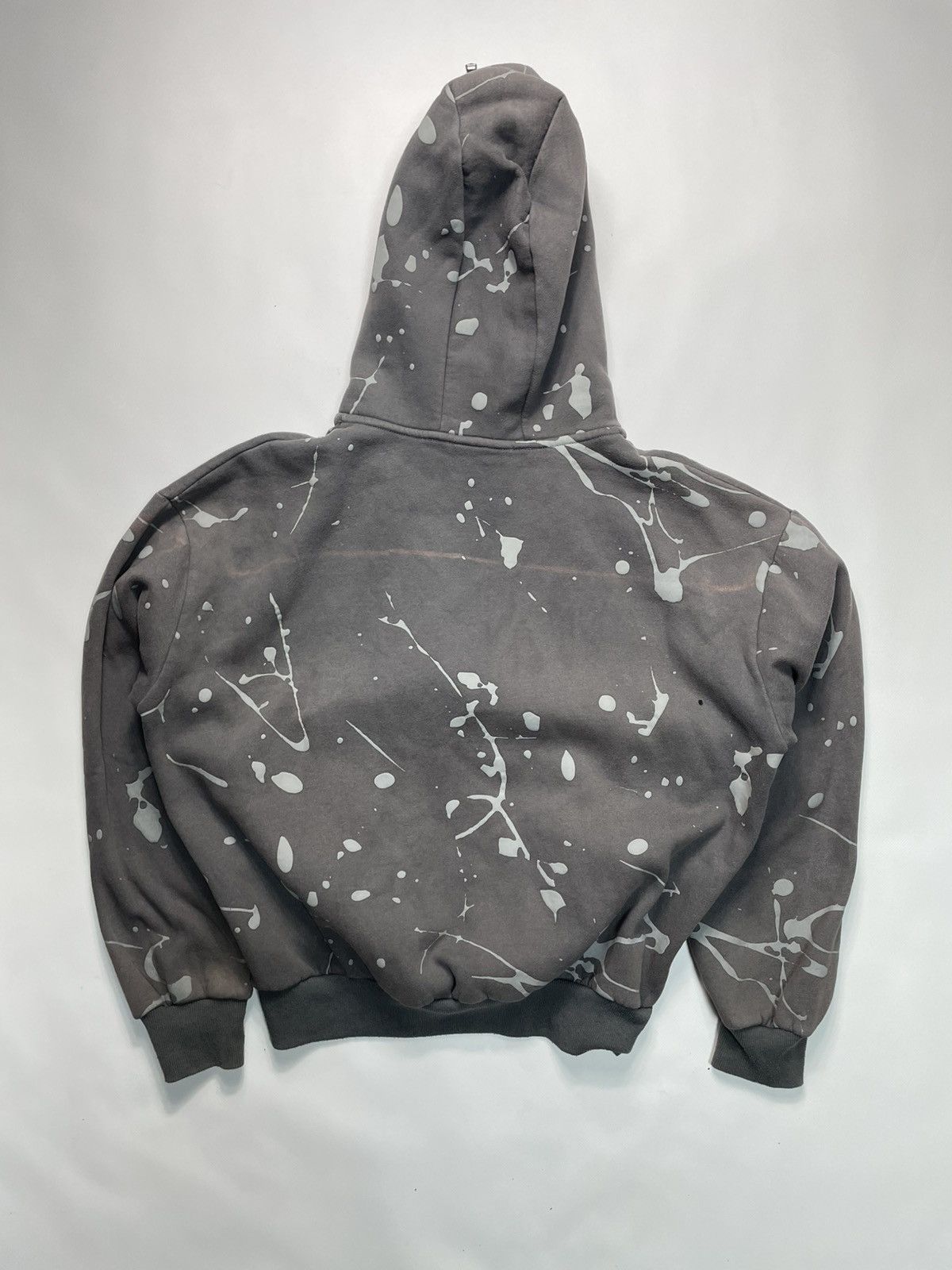 Japanese Brand Named Collective Wkshp Y2K Oversized Charcoal Zip Hoodie S/M Size US M / EU 48-50 / 2 - 6 Thumbnail