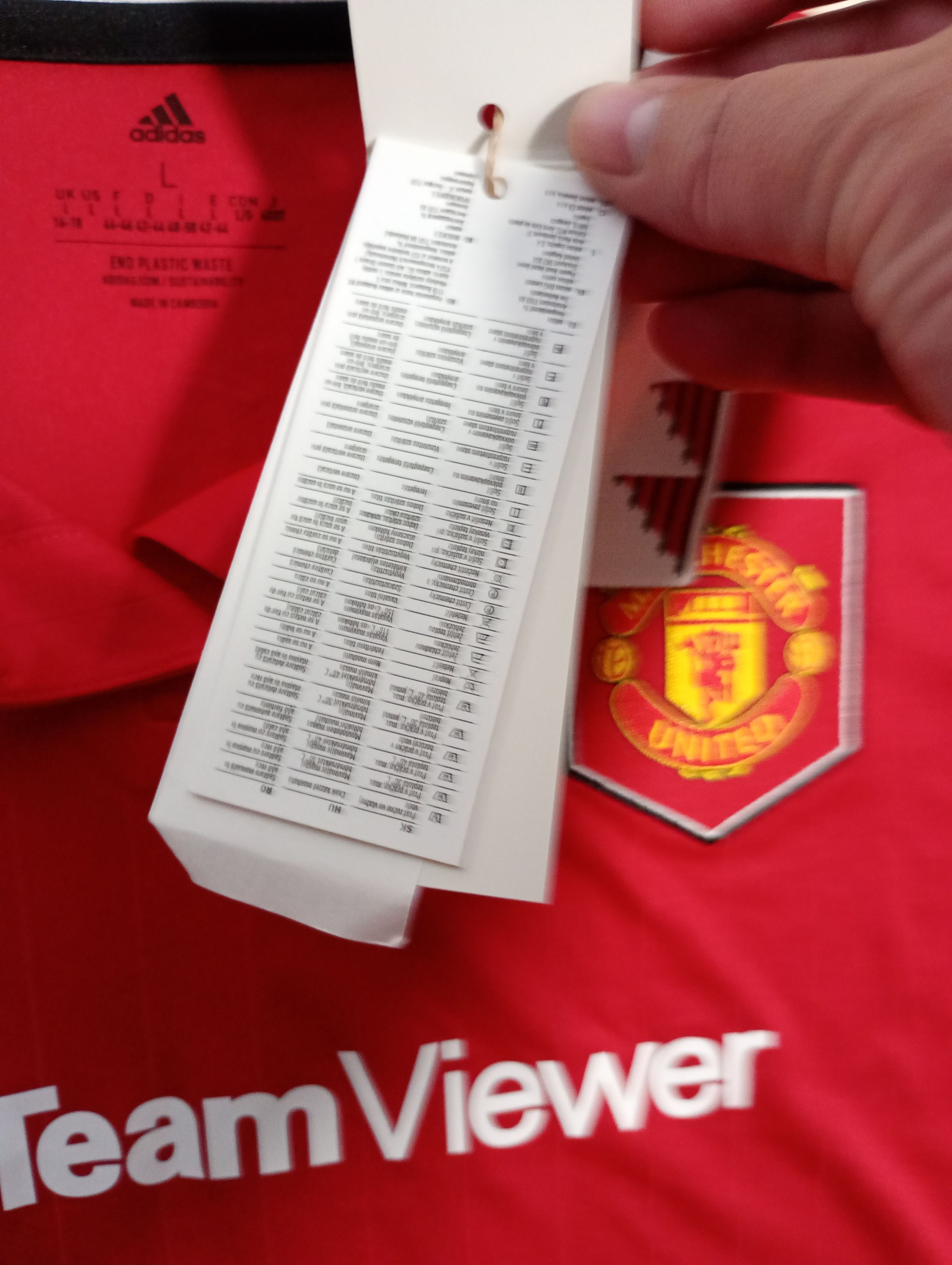 Adidas Adidas Manchester United Jersey 2022-2023 NWT wmns Size L / US 10 / IT 46 - 10 Thumbnail