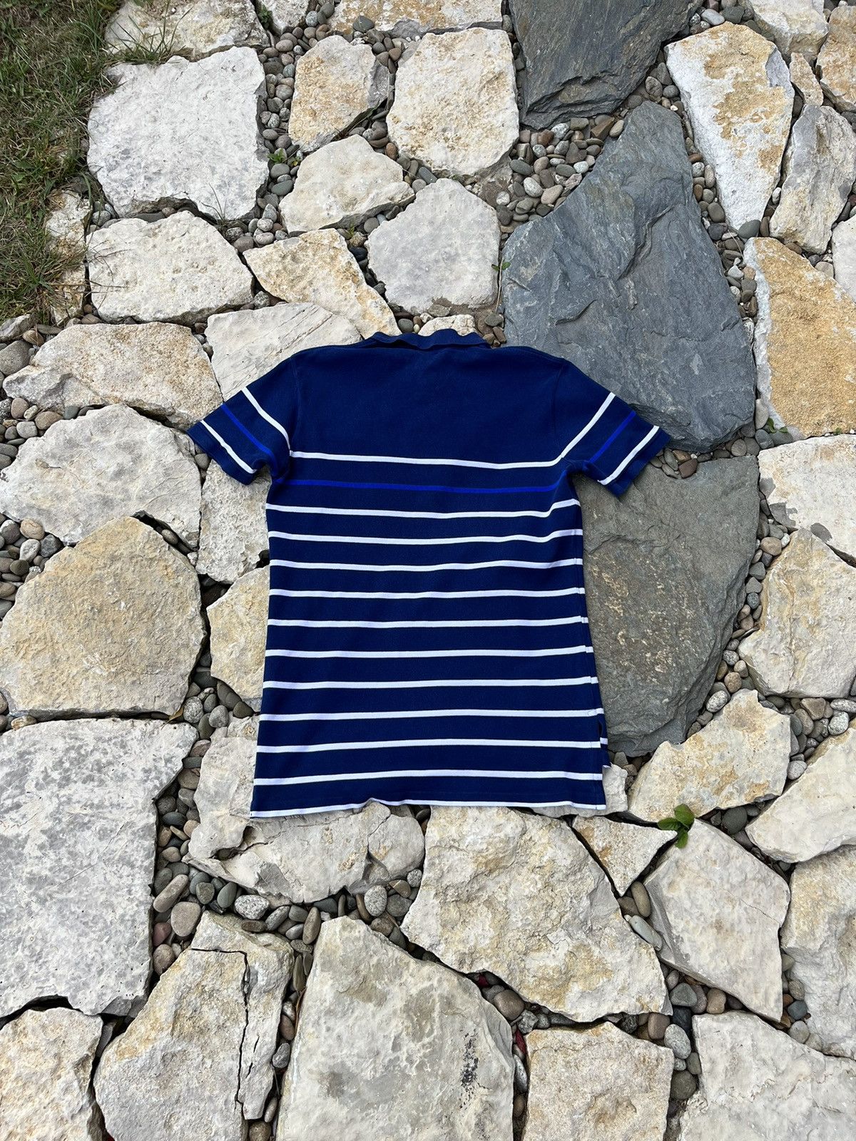 Polo Ralph Lauren × Ralph Lauren Polo Ralph Lauren striped tee t-shirt y2k chest small pony Size US L / EU 52-54 / 3 - 2 Thumbnail