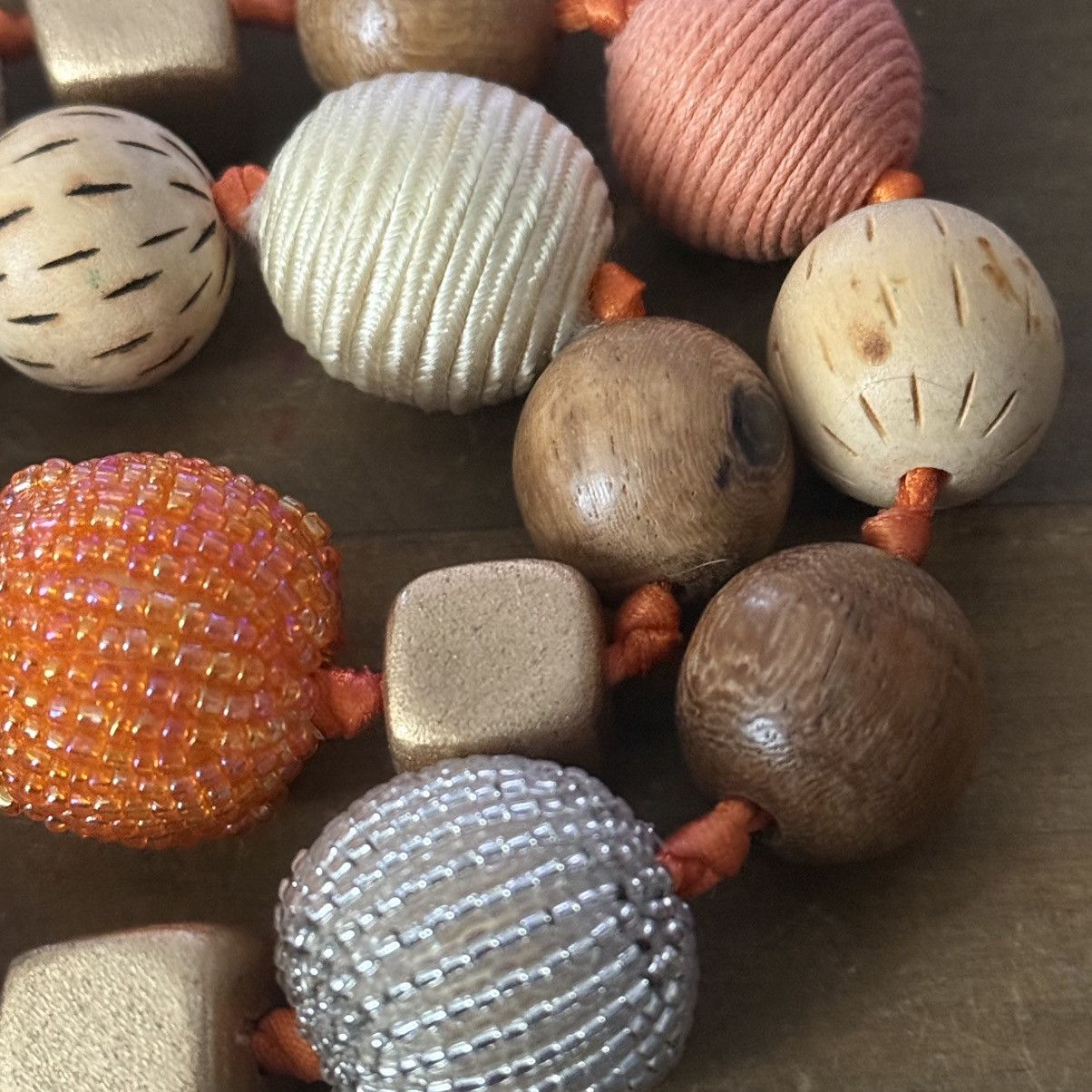 Vintage Vintage chunky assorted bead necklace Size ONE SIZE - 4 Thumbnail