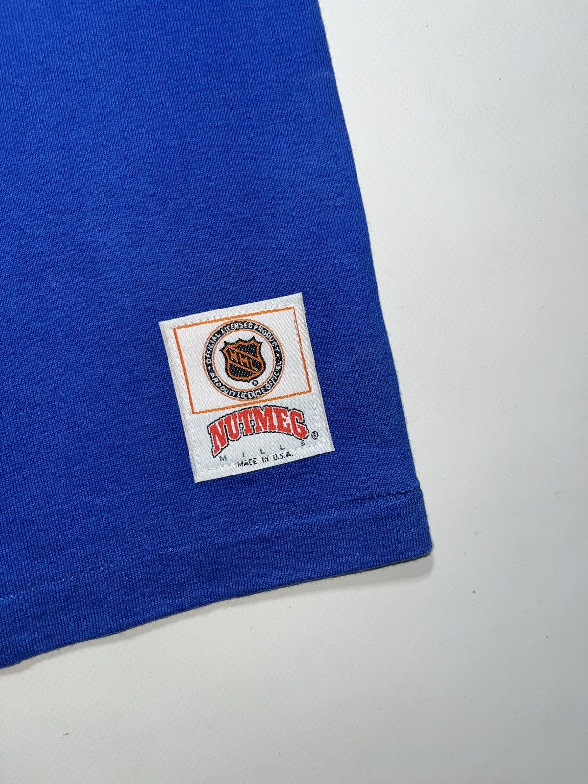 Nutmeg Vintage 90’s New York Rangers NUTMEG single stitch t-shirt Size US L / EU 52-54 / 3 - 3 Thumbnail