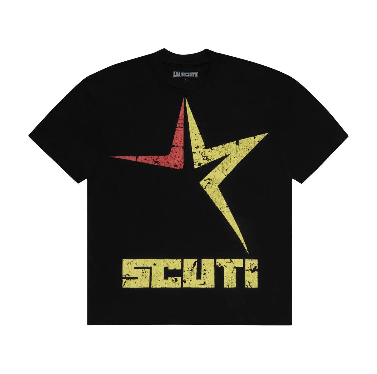 Young Thug Sp5der UY SCUTI Red Yellow Star Tee Box Set
