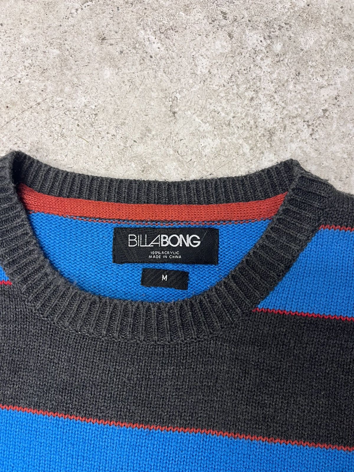 Billabong Vintage y2k striped billabong sweater Size US M / EU 48-50 / 2 - 3 Thumbnail