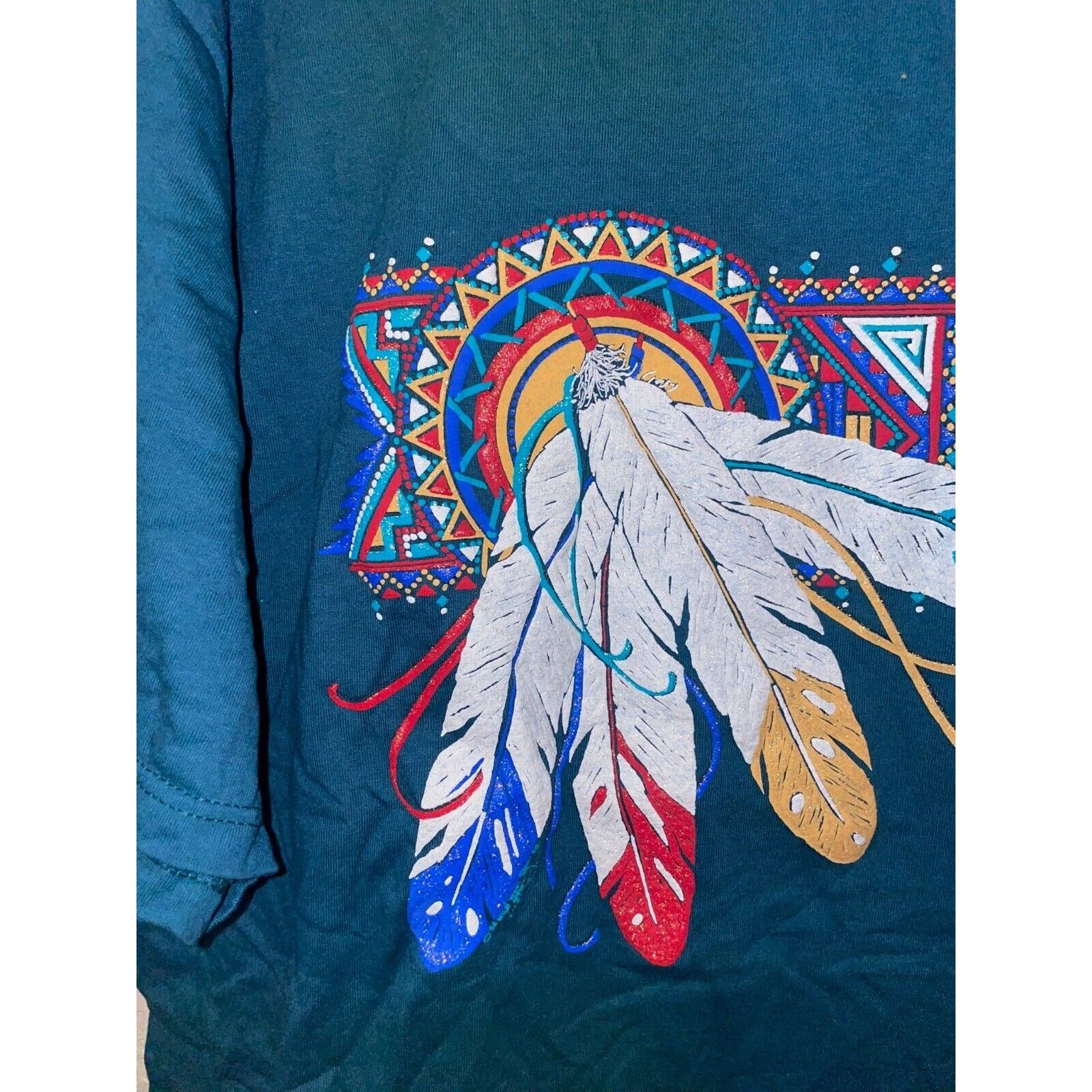 Jerzees Vintage Pueblo Of Acoma Shirt Native Amercian Tee 90s VTG XL Size US XL / EU 56 / 4 - 2 Thumbnail
