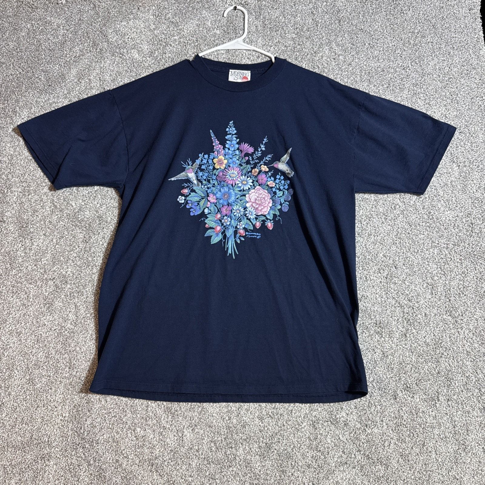 Other Vintage 90s T Shirt Womens XL Floral Cottagecore Lagenlook Size XL / US 12-14 / IT 48-50 - 1 Thumbnail