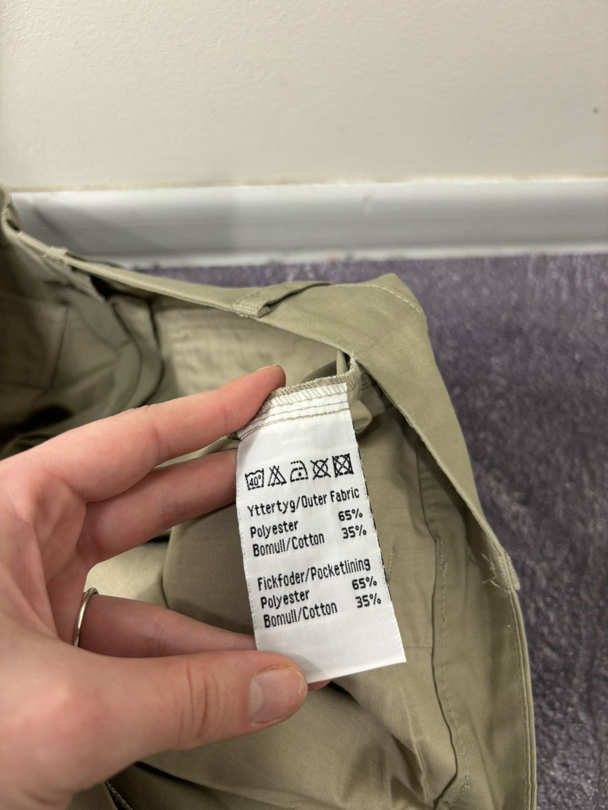 Fjallraven Fjallraven G-1000 Women’s Beige Hiking Outdoor Pants Size 34" / US 12 / IT 48 - 12 Thumbnail