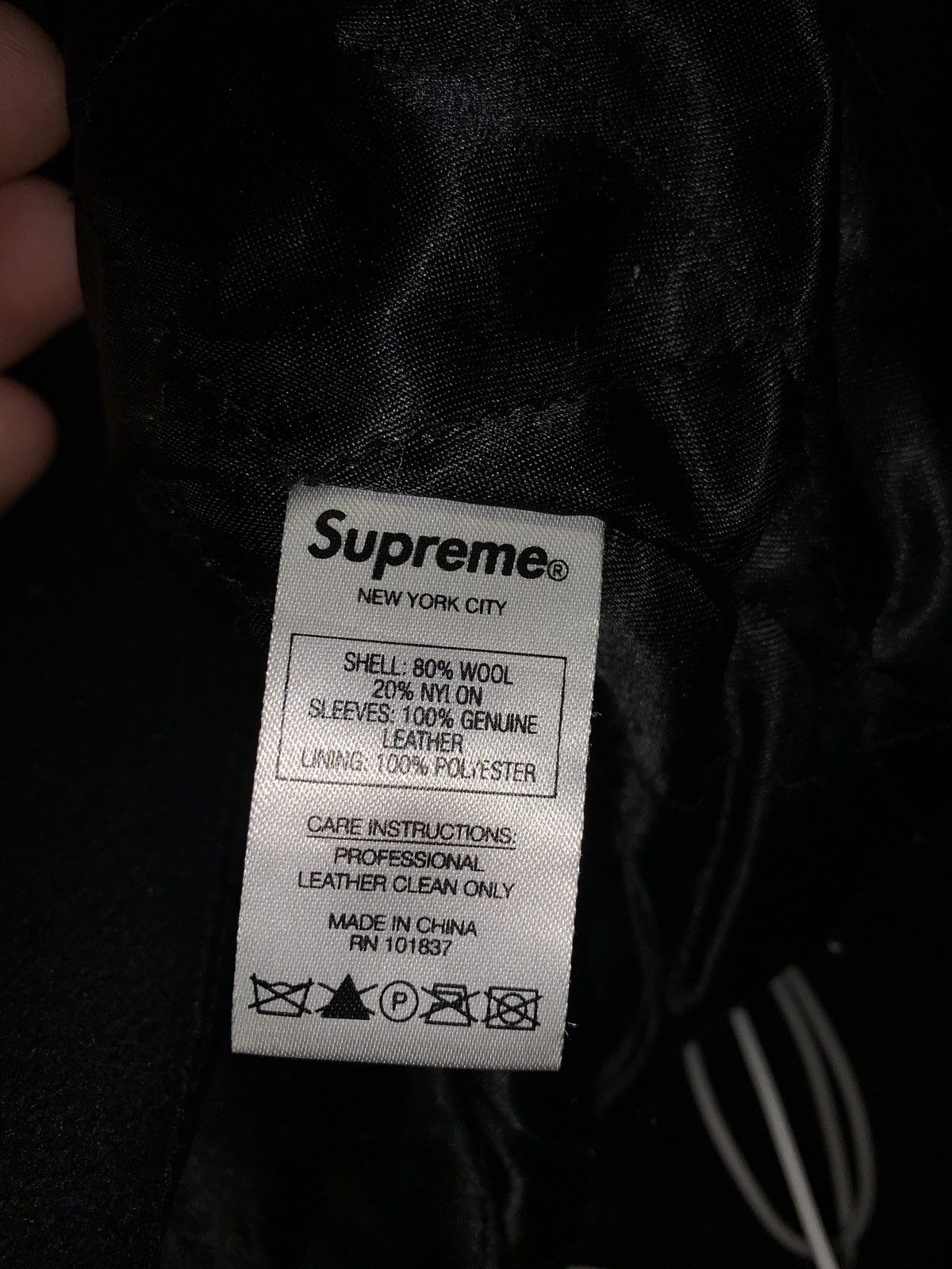 Supreme Supreme King hooded varsity jacket Size US XL / EU 56 / 4 - 5 Thumbnail