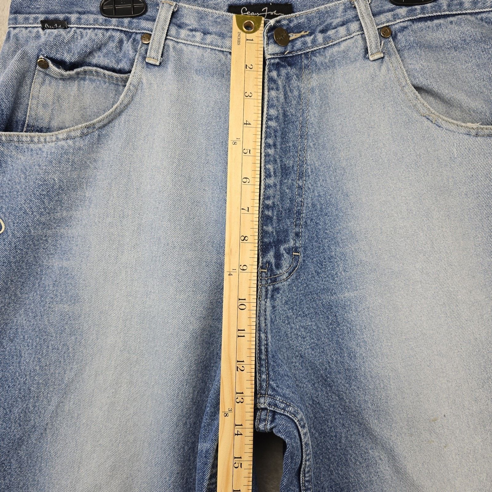 Sean John Vintage Sean John Jeans Mens 36x31 Y2K Baggy Wide Skater Size US 36 / EU 52 - 15 Thumbnail