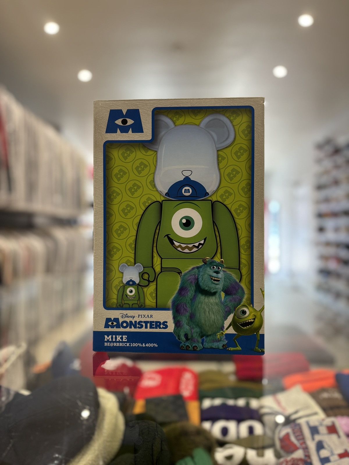 Other Bearbrick Disney Pixar Monster, Inc. Mike 100% & 400% Set Size ONE SIZE - 3 Thumbnail