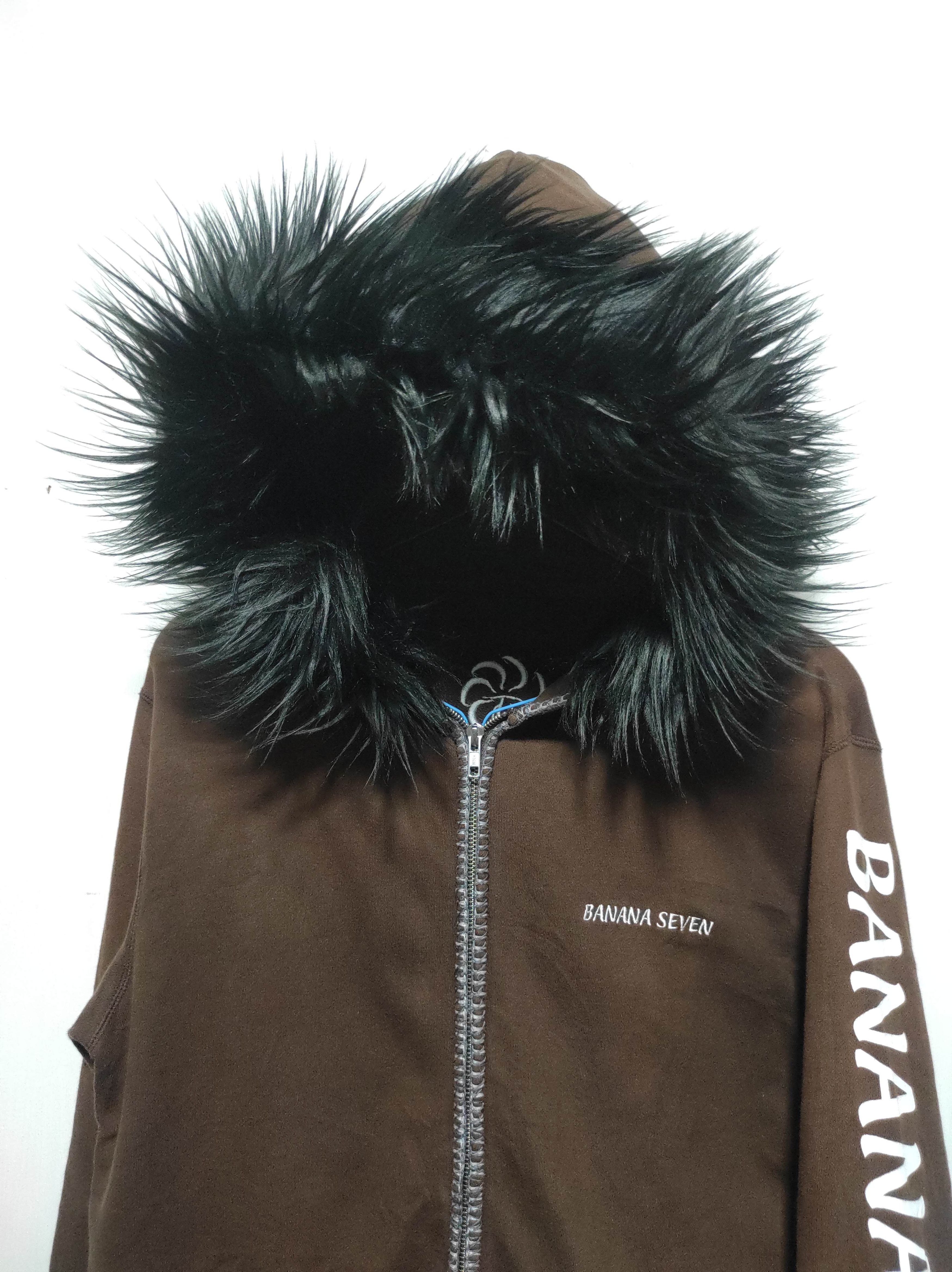 Hysteric Glamour Banana Seven Double Zipper Fur Hoodie LGB IfSixWasNine style Size US L / EU 52-54 / 3 - 8 Thumbnail