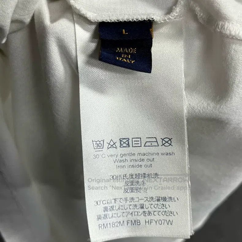 Louis Vuitton Louis Vuitton Classic White Printed Crew Neck Short Sleeve Size US L / EU 52-54 / 3 - 3 Thumbnail