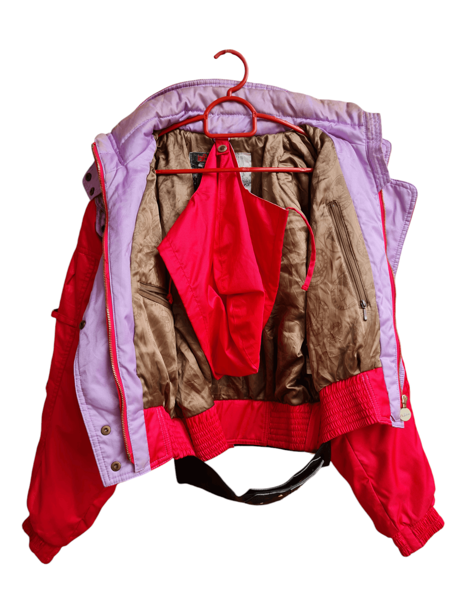 Japanese Brand Vtg Ski Jacket pink Size L / US 10 / IT 46 - 2 Thumbnail