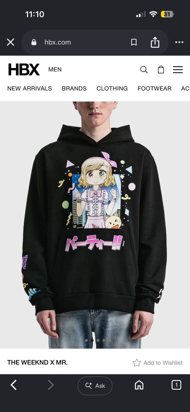 Other Weeknd x Mr. Collab hoodie Size US S / EU 44-46 / 1 - 8 Thumbnail