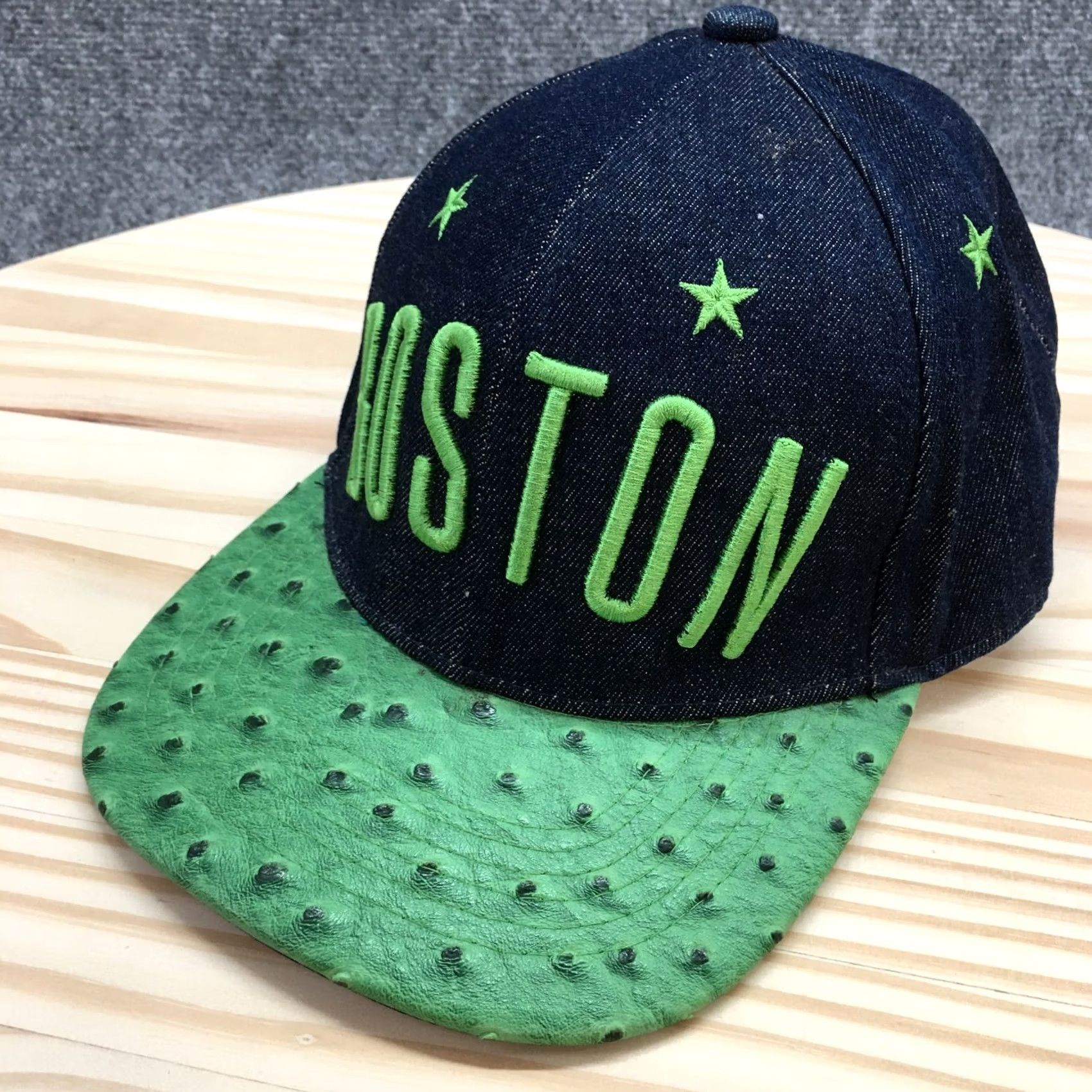 Vintage Seventy Seven Boston Baseball Hat Mens Blue OS Curved Brim Embroidered Logo Size ONE SIZE - 2 Thumbnail