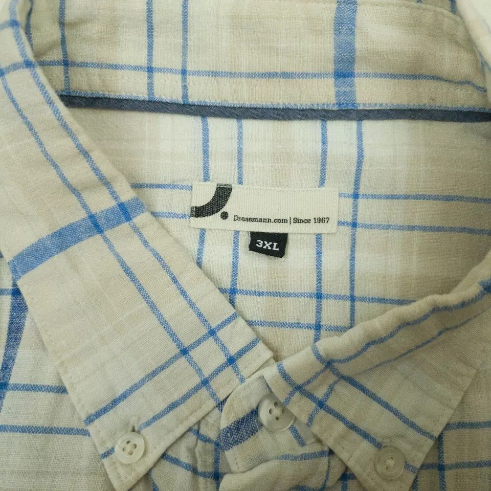 Other DRESSMANN SHIRT SHORT SLEEVE LINEN COTTON SIZE 3XL Size US XXL / EU 58 / 5 - 2 Thumbnail