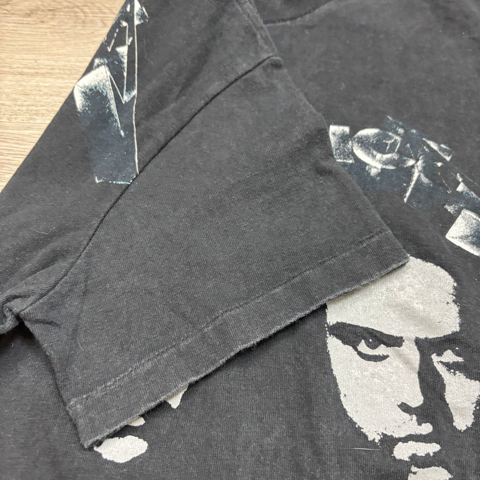 Band Tees × Metallica × Vintage VTG 90s Metallica 1991 Black Album Faces Tour Shirt Men's M Size US M / EU 48-50 / 2 - 8 Thumbnail