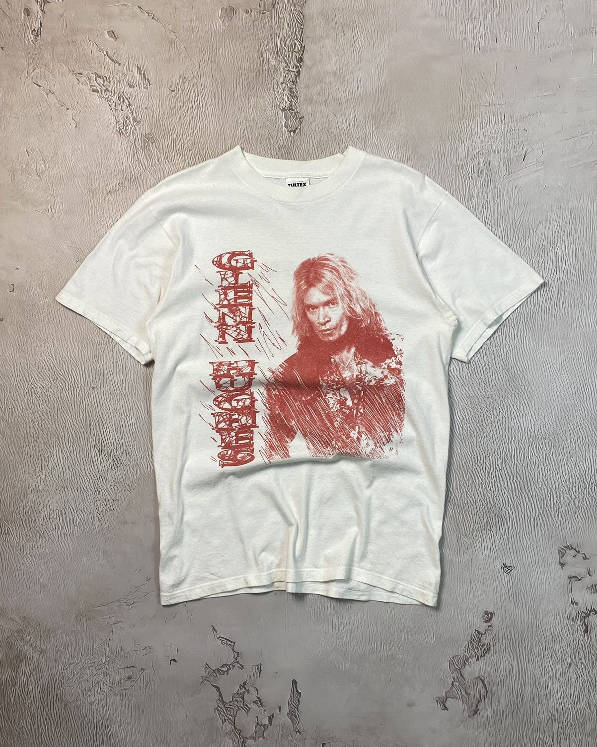 image of Band Tees x Rock T Shirt 1 For The Enitre Internet Vintage Glenn Hughes 94/95 T-Shirt in White (Siz