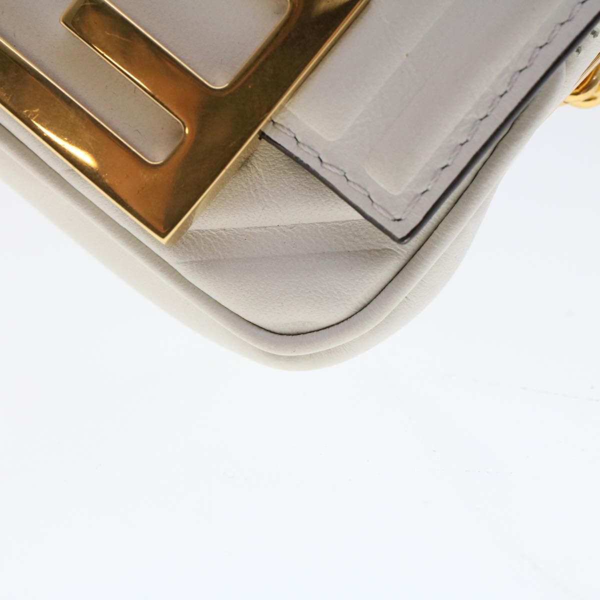 Fendi FENDI Zucca Canvas Nano Baguette Chain Shoulder Bag Leather Size ONE SIZE - 9 Thumbnail