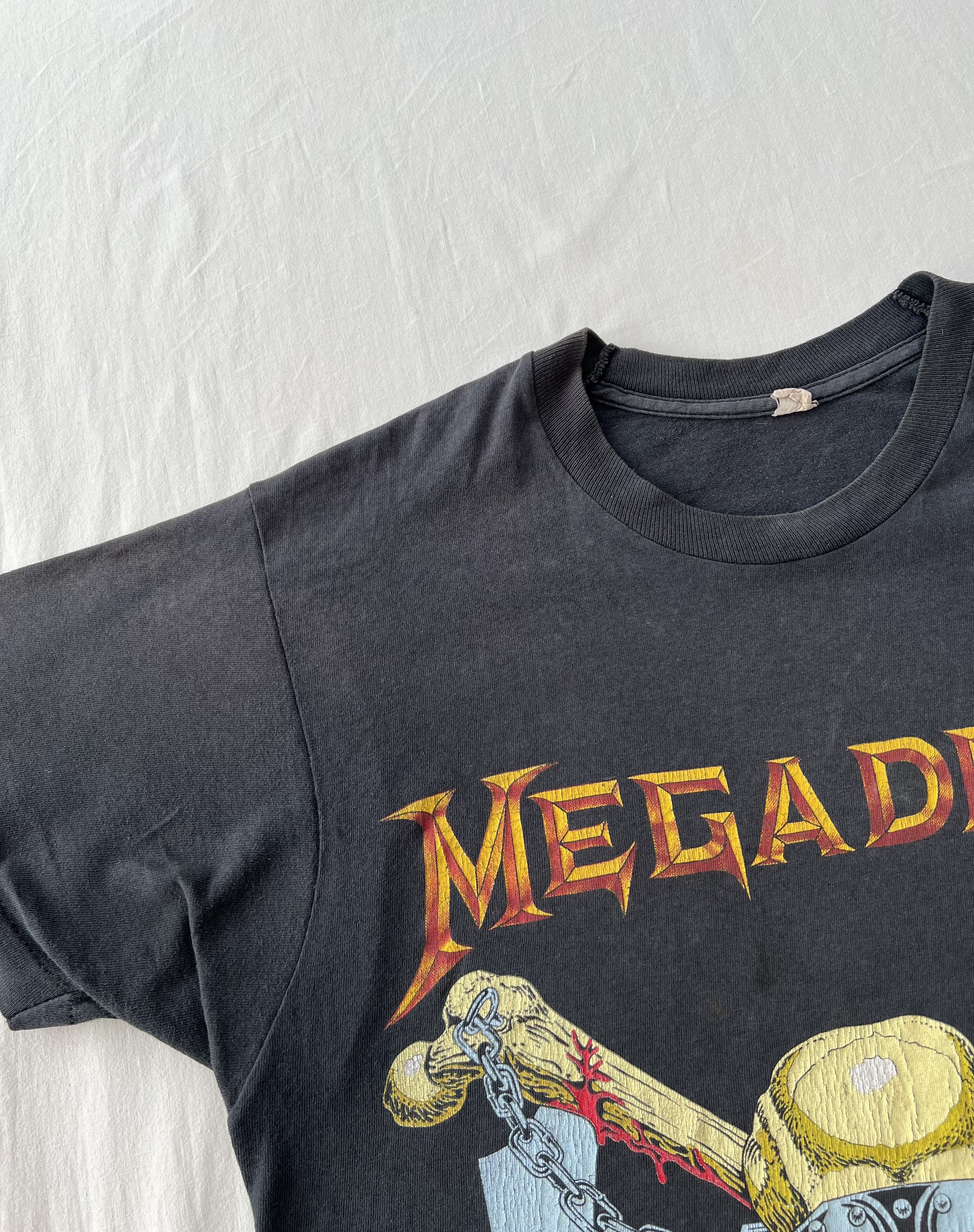 Band Tees Vintage 1991 Megadeth Vic Rattlehead Thrash Metal Band Tee Size US L / EU 52-54 / 3 - 12 Thumbnail