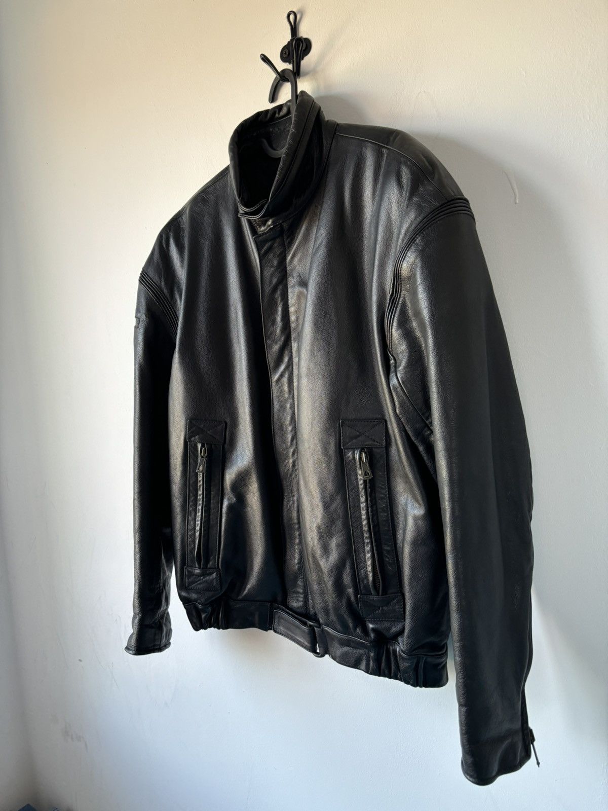 Dainese Dainese Black Leather Moto Biker Jacket Size US M / EU 48-50 / 2 - 3 Thumbnail