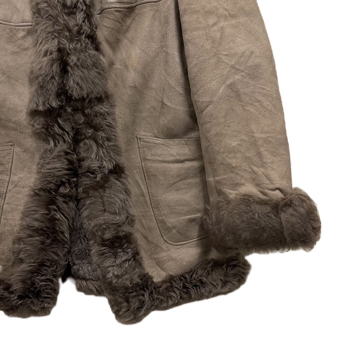 Designer Stella Leather Jacket Faux Fur Made In Spain ifsixwasnine Size M / US 6-8 / IT 42-44 - 6 Thumbnail
