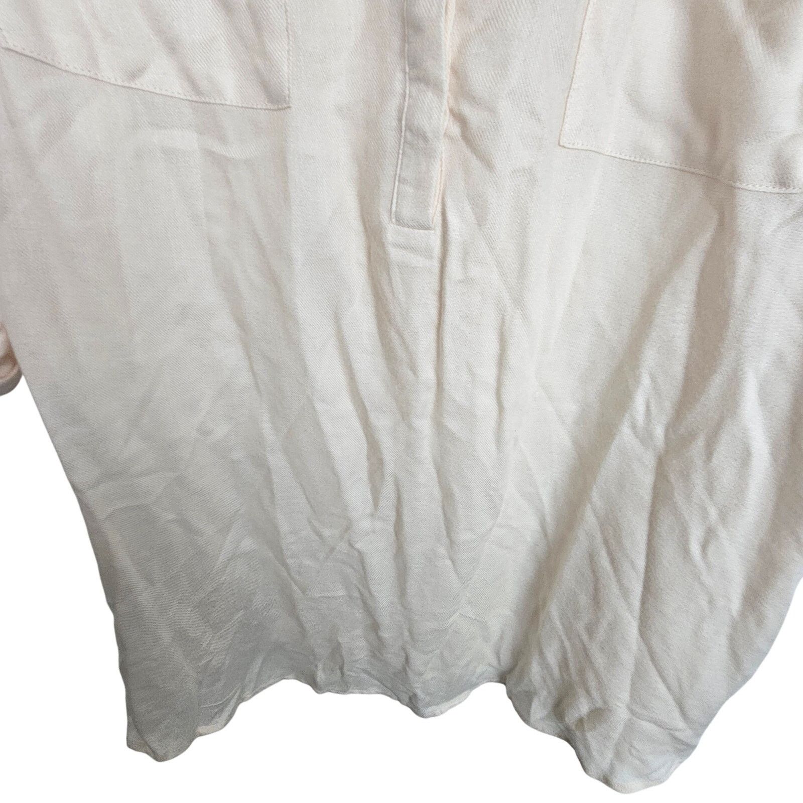 Torrid Torrid Harper Blouse 3X Soft Cream Pullover Top 3/4 Sleeve Size 3XL / US 20-22 - 3 Thumbnail