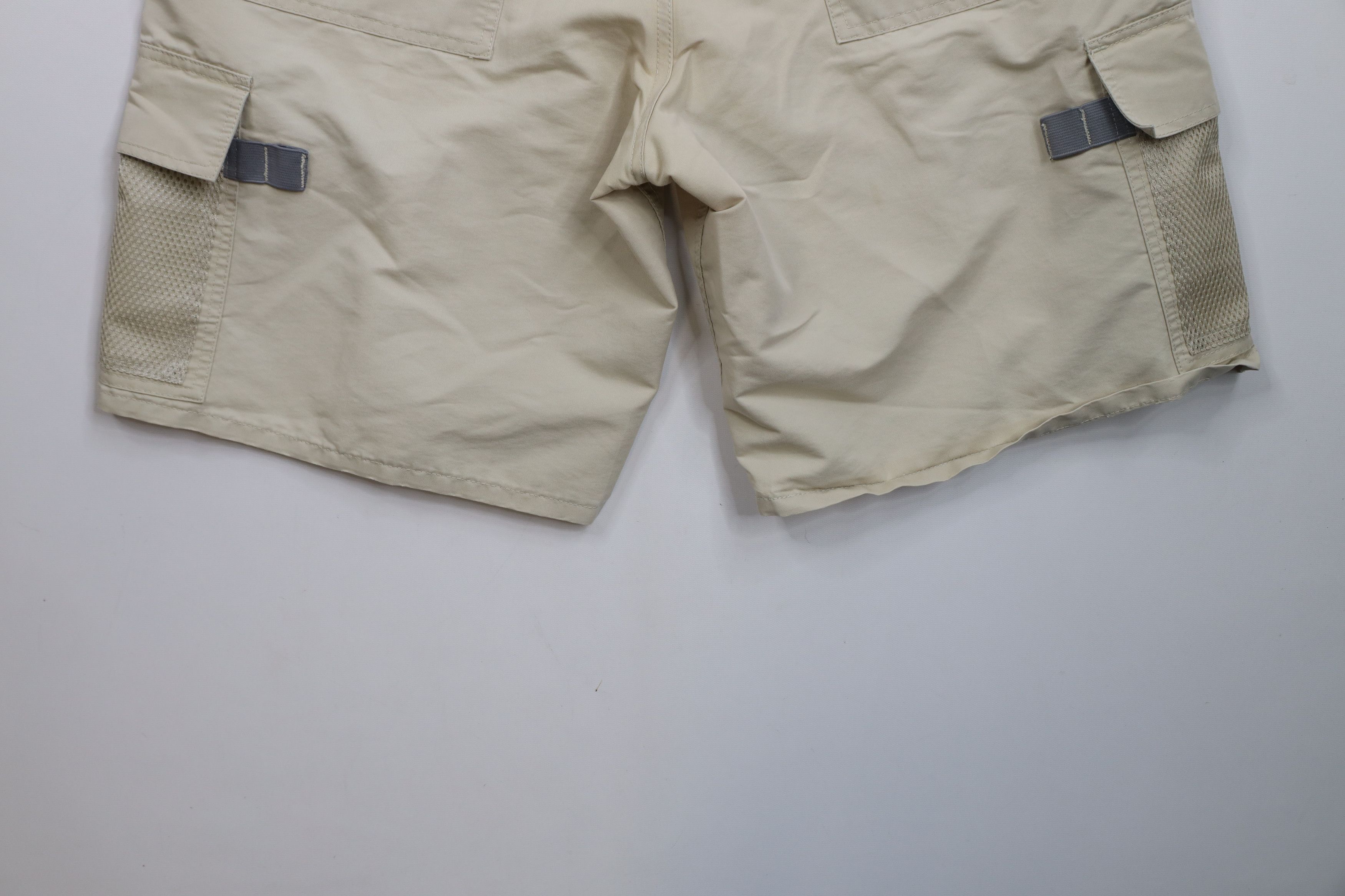 Levi's × Vintage Vintage 90s Levis SilverTab Loose Fit Cargo Shorts Beige Size US 36 / EU 52 - 12 Thumbnail