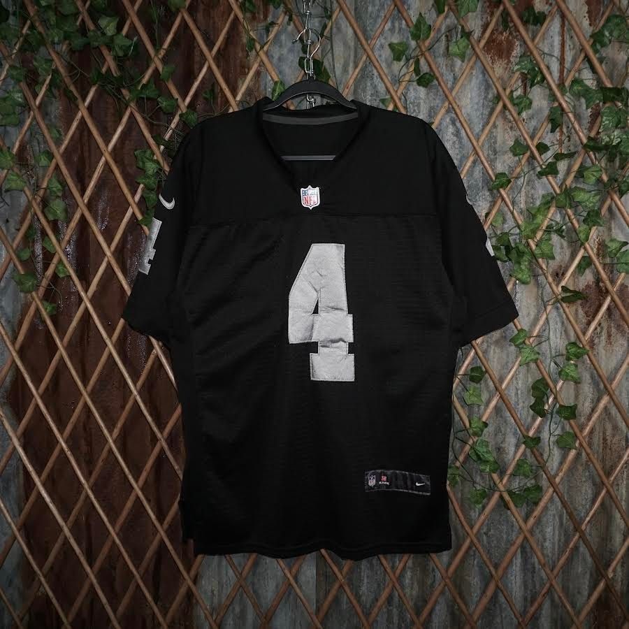NFL L - Vintage / Y2K NFL Raiders #4 Derek Carr NFL Nike Jersey Size US L / EU 52-54 / 3 - 1 Thumbnail