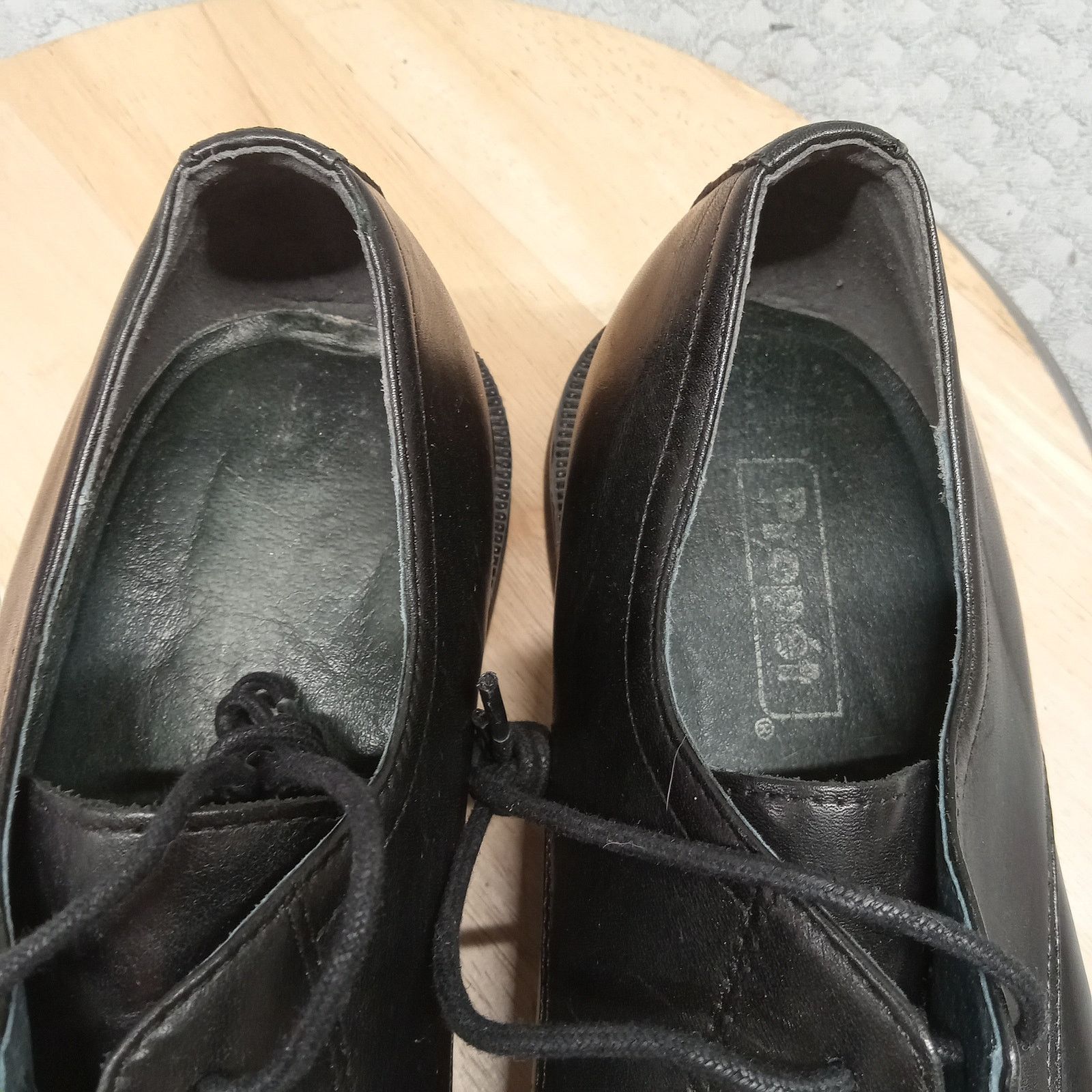 & Other Stories Propet Dress Shoes Shoes Men's 12 Leather Cap Toe Black Size US 12 / EU 45 - 6 Thumbnail