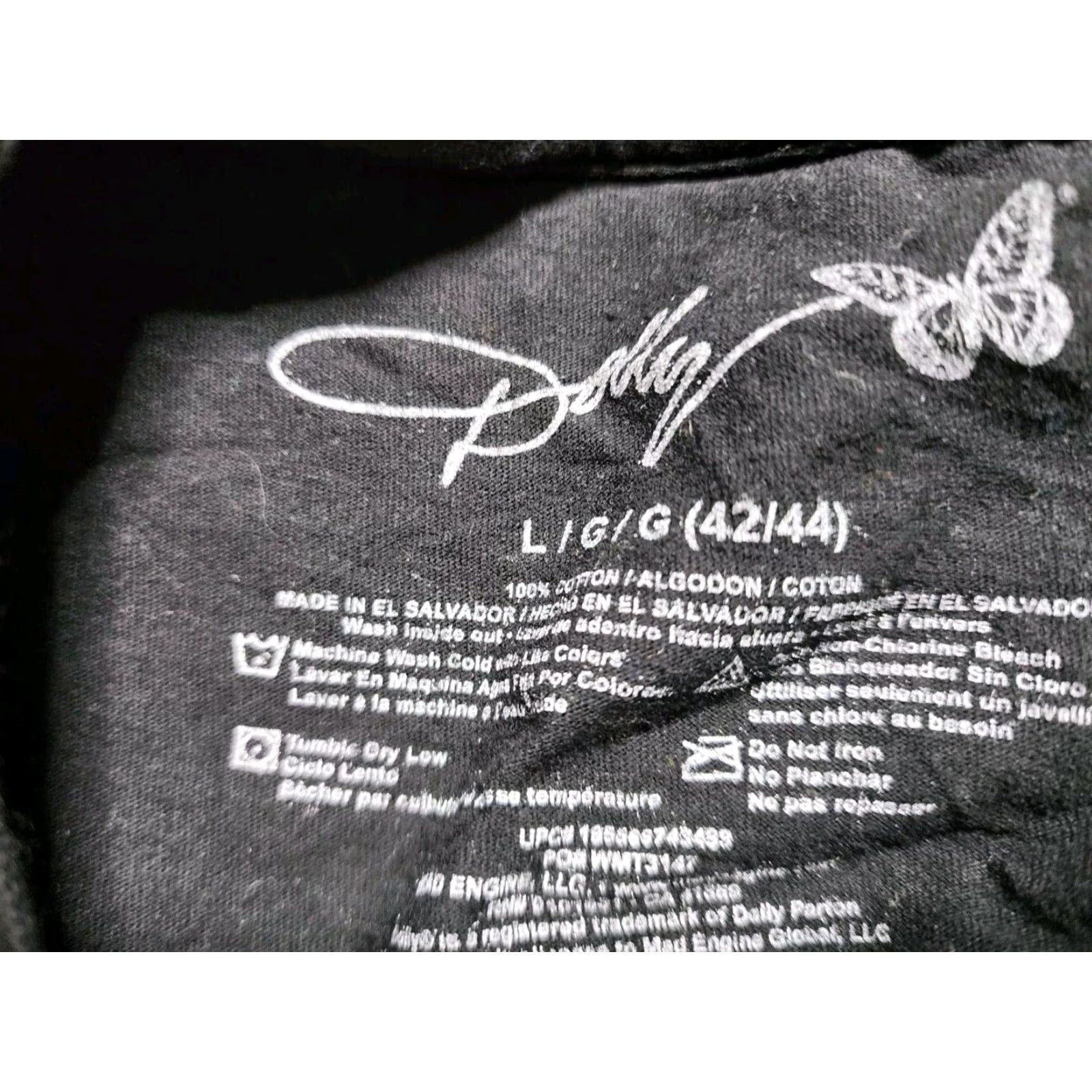 Vintage Dolly Parton Countey Music Band Tee Shirt Mens L Size US L / EU 52-54 / 3 - 4 Thumbnail