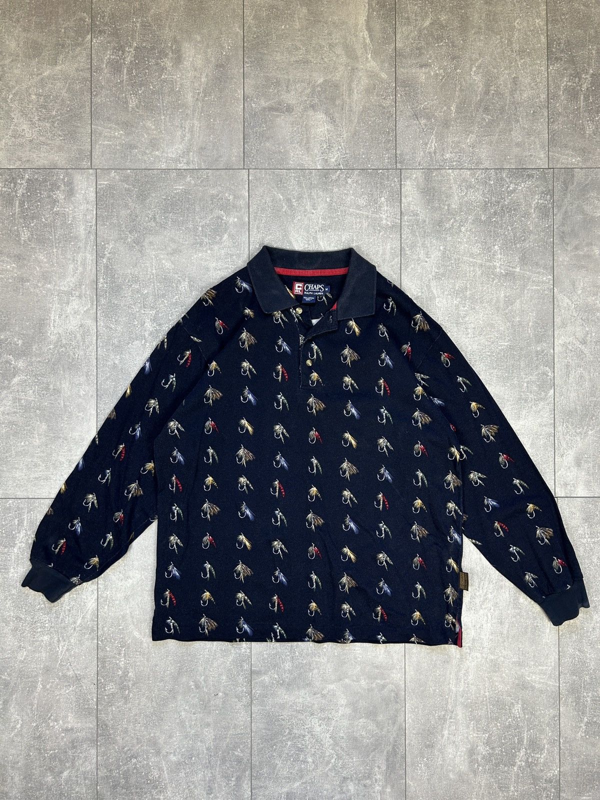 Chaps Ralph Lauren × Vintage Mens Vintage Chaps Ralph Lauren monogram Longsleeve tshirt Size US M / EU 48-50 / 2 - 1 Thumbnail