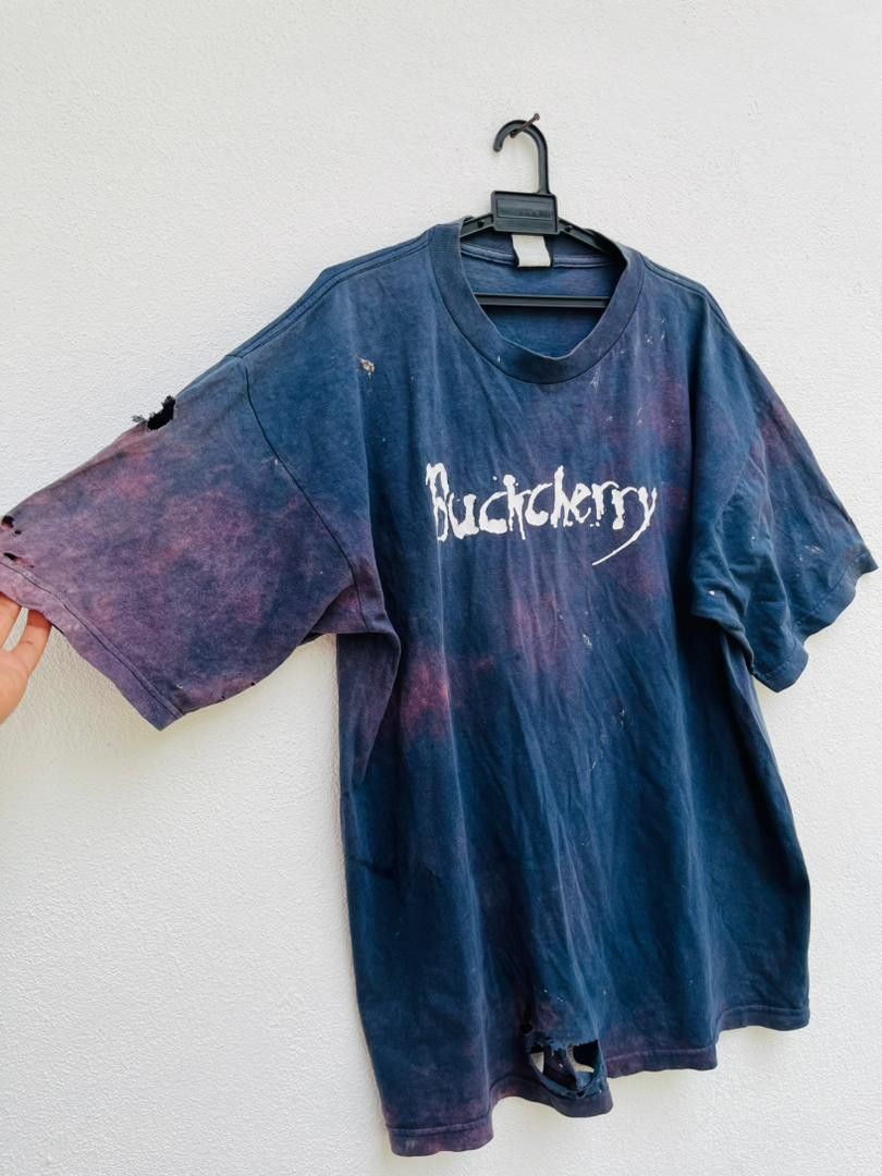 Band Tees Vintage Buckcherry World Tour 1999 American Rock Shirt Size US XL / EU 56 / 4 - 4 Thumbnail